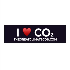 I Love CO2 Bumper Sticker